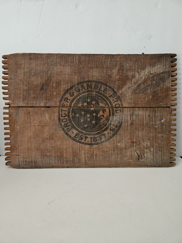 Antique wood piece advertising - wood,